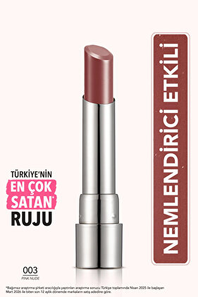 Nemlendirici Parlak Ruj- Sheer Up Lipstick - 003 Pinky Nude - 8682536012010