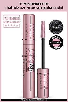 Lash Sensational Sky High Maskara - Kirpiklerde Limitsiz Uzunluk ve Hacim Etkisi