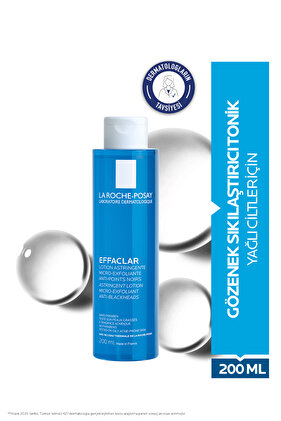 Effaclar Yağlı Ciltler İçin Salisilik Asit İçeren Siyah Nokta ve Gözenek Sıkılaştırıcı Tonik 200 ml