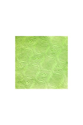 25x25 Cm 1 Katlı Desenli 300'lü Açık Fıstık Yeşil Renkli Kağıt Peçete