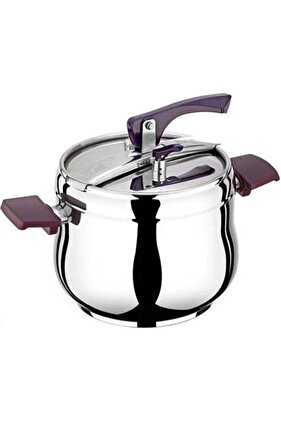 وعاء ضغط توليب 14 لتر باللون الأرجواني الباكليت