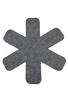 وعاء مكون من 3 قطع من اللباد المضاد للخدش