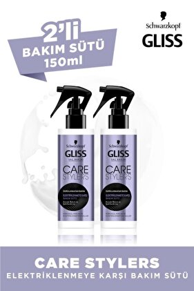 Care Stylers Elektriklenmeye Karşı Saç Bakım Sütü 150 ml 2'li