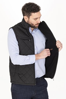 سترة كلاسيكية مبطنة قابلة للنفخ مع سترة صوف من الداخل