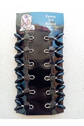 Eşarp Ve Şal Iğnesi Klipsi – 12'li Set | Pratik Ve Şık Sabitleyici Aksesuar