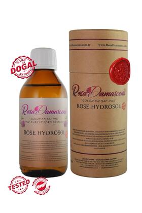 Doğal Gül Suyu Özü Rose Hydrosol %100 Saf Ve Doğal 150 ml