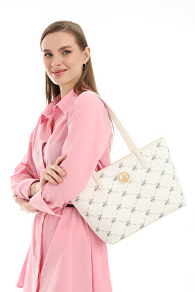 حقيبة كتف نسائية بيضاء 05BHPC8014