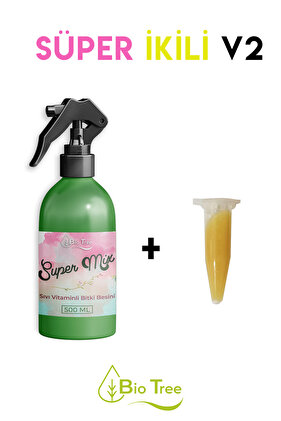 Çiçek Ve Bitki Bakım Seti Süper Ikili [biotree] Super Mix & Keiki Macunu