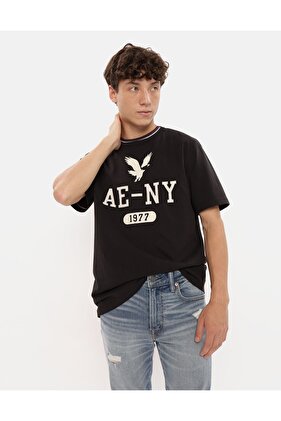 Men's Black T-Shirt U-0181-3124