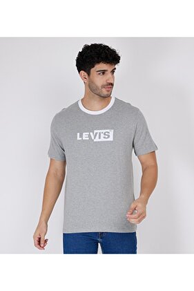 تي شيرت LE SS للرجال باللون الرمادي