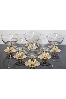 وعاء كبير مكون من 6 قطع، وعاء كبير على شكل فراشة، وعاء للوجبات الخفيفة، وعاء ماجنوليا