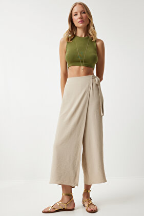 Cream Ayrobin Shalwar Trousers - Women's Skirt Look DE00033