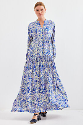 2423 Authentic Patterned Dress - K. Saks