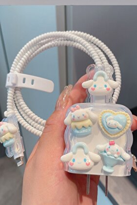 Iphone 18-20w Compatible Charging Case, Charging Cable Knitted Apparatus, Collector, Cable Protector