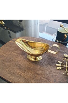 وعاء صلصة البط من الفولاذ المقاوم للصدأ 19 سم