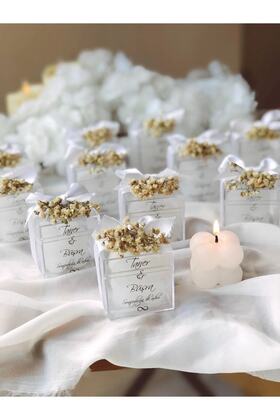 باقة زهور صغيرة فاخرة (15 قطعة) شمعة فقاعية لحفلات الزفاف/الخطوبة/الوعي/عيد الميلاد