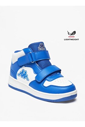 Boys' High Top Lightweight Sports Shoes with Hook and Loop Closure