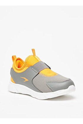 Panelled Slip-On Sports Shoes with Cushioning