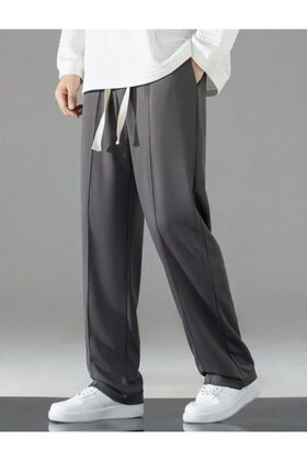 BRANND MAN Oversize Seasonal Sweatpants with Stripe Detail