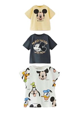 تي شيرت قطن 100% 3 قطع