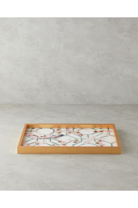 Andrea Decorative Tray 31X46 cm Cream