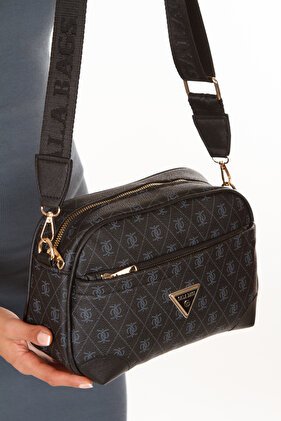 حقيبة كتف نسائية منقوشة - جلد صناعي، مناسبة خاصة/السفر/المدرسة