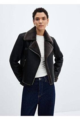 Suni kürk astarlı ceket