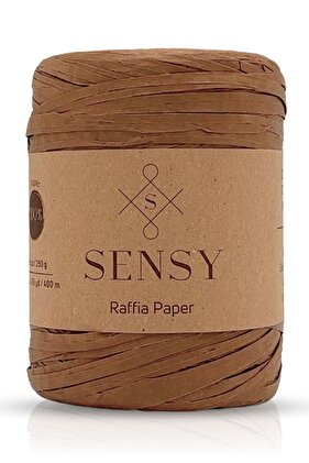 Premium 400 Metre Rafya Ip Çanta Ipi Raffia Ip Kağıt Ip Supla Ipi 250 Gram Sütlü Kahve