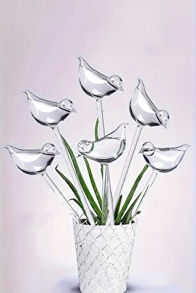 2 Adet Otomatik Çiçek Sulama Ve Ev Bahçe Araçları Için Kuş Şekilli Kendinden Sulama Küreleri