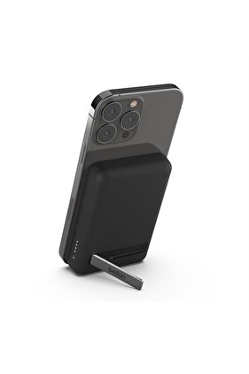 5000mAh Magnetic Wireless Power Bank, MagSafe Charger for iPhone 15-12 - Black