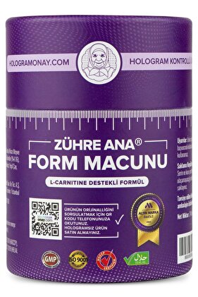 L-carnitine Destekli Form Macunu Orijinal Hologramlı Ürün