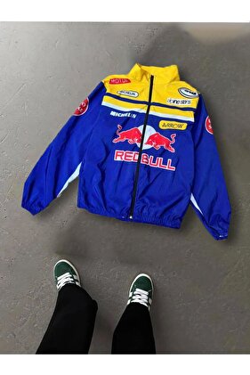 قماش باراشوت أسود كبير الحجم - معطف واق من المطر مطبوع رقميًا