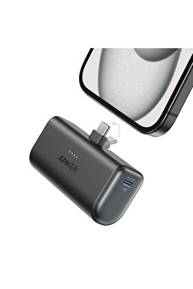 Nano Powerbank (22.5W, Internal Usb-C Port) 5,000Mah - Black - A1653