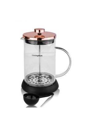 Coffee Bean Borosilikat Cam Bronz French Press 800 Ml