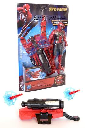 قفازات وقناع سبايدر مان آرتشر للرماية على شبكة الإنترنت + محفظة هدايا