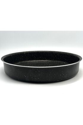 صينية جرانيت أبيض وأسود 32 سم