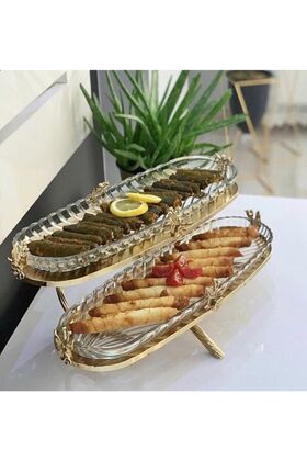 Gold 2 Layer Presentation Glass