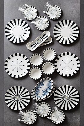 6-Piece 32 Piece Majesty Porcelain Breakfast Set - New Bone