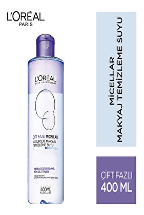 Çift Fazlı Micellar Kusursuz Makyaj Temizleme Suyu 400 ml 3600523461202
