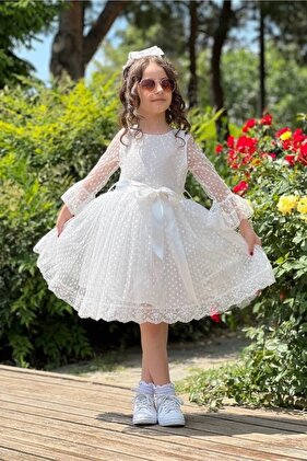 Sukienka koronkowa dla dziewczynki w wieku 2-14 lat