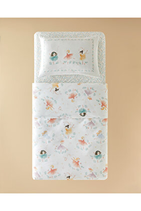 Pink Cotton Children's Bedding Set - Little Ballerinas