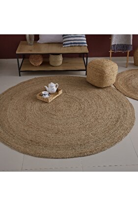Natura Hand Braided Jute Rug - 200 cm