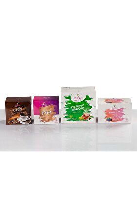 3'lü Çay - Kahve - Rooibos - Plus Seti