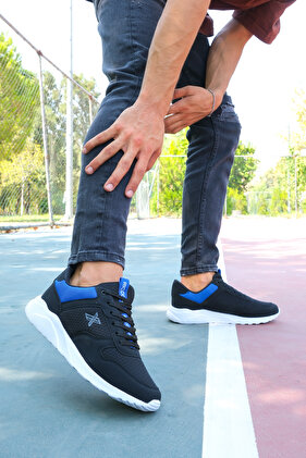 Super Light Black White Unisex Sneaker00124039