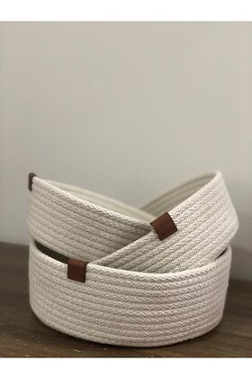 سلة تنظيم من الخوص متعددة الأغراض حزمة من 3 قطع