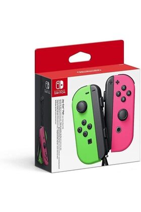 مجموعة Joy-Con باللون الوردي/الأخضر لجهاز Switch