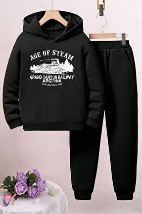 طقم بدلة رياضية مريحة للأولاد والبنات - عصر الطباعة