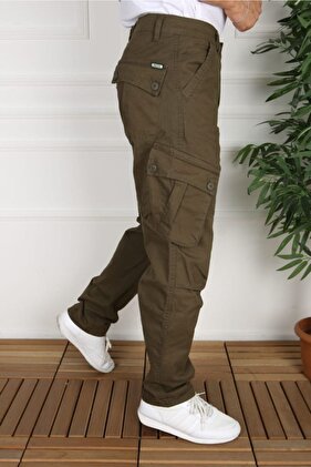 Cargo Pants Comfortable Cut Pocket Lycra Gabardine Fabric New Season