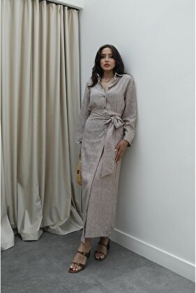 Wrapped Mink Skirt and Shirt Set