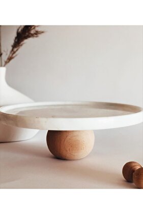 Marble Presentation Plate, Standing Presentation Plate, Cookie Holder, Cake Presentation Plate